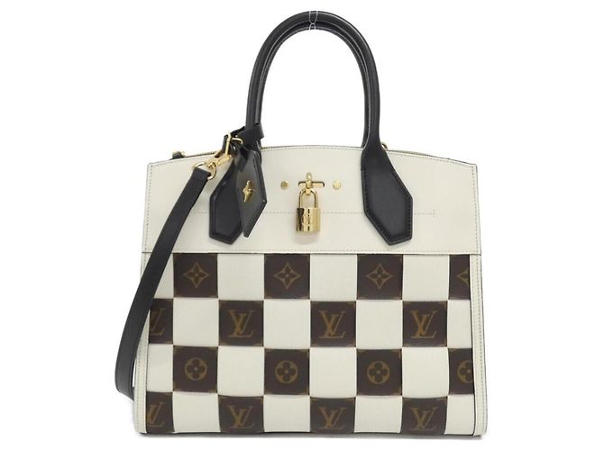 Bolsa Louis Vuitton City Steamer MM Branco