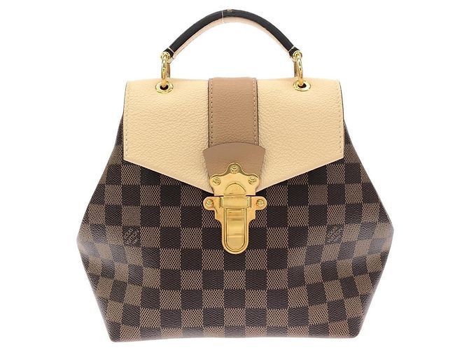 Louis Vuitton Damier Clapton Rucksack N42259 Roh Damier ebene