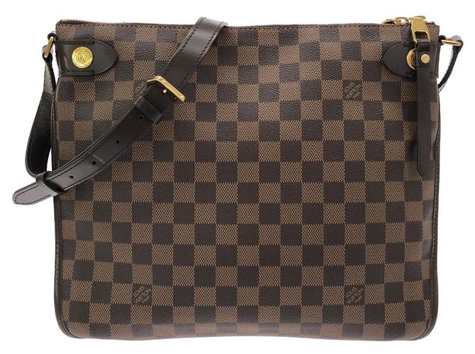Sac à épaule Louis Vuitton Damier Duomo Damier ebène