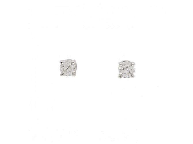 Autre Marque Boucles d'oreilles puces Tiffany Solitaire
