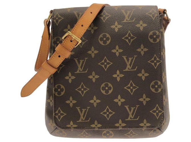 Borsa a tracolla Louis Vuitton Monogram Musette Salsa Marrone