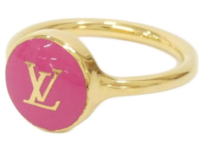 Louis Vuitton LV Pearly Confetti Ring Braun Golden