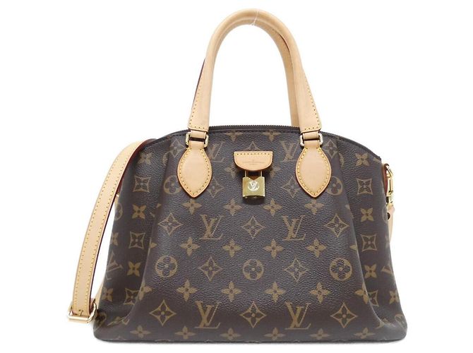 Sac à main Louis Vuitton Monogram Rivoli PM Marron
