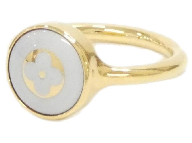 Anello Band Pearly Confetti Louis Vuitton D'oro Grigio