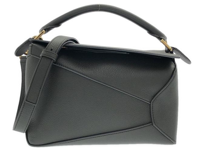Bolsa de mão Loewe Puzzle Edge Small Cinza antracite
