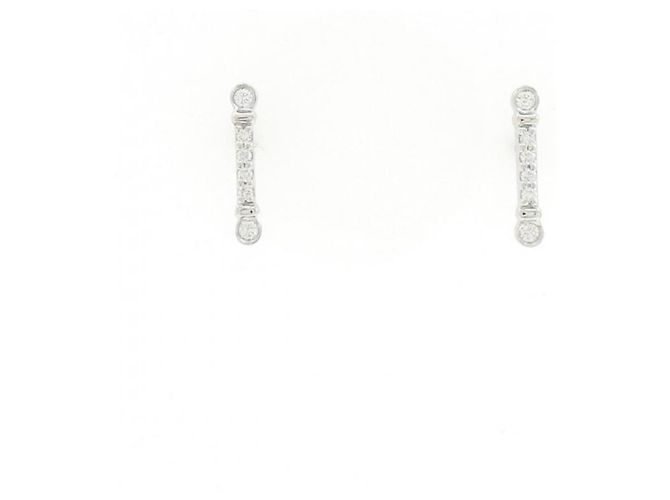 Autre Marque Tiffany & Co. Fleur de Lis Stem Ohrringe