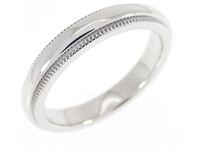 Autre Marque Tiffany & Co. Milgrain Ehering aus Platin