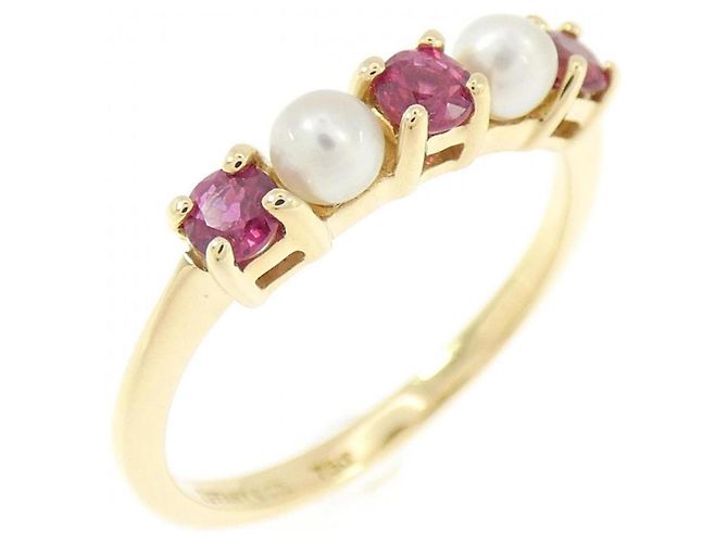 Autre Marque Anillo Banda Tiffany Rubí