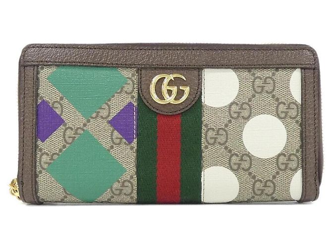 Gucci Ophidia Bi-Fold Wallet Beige