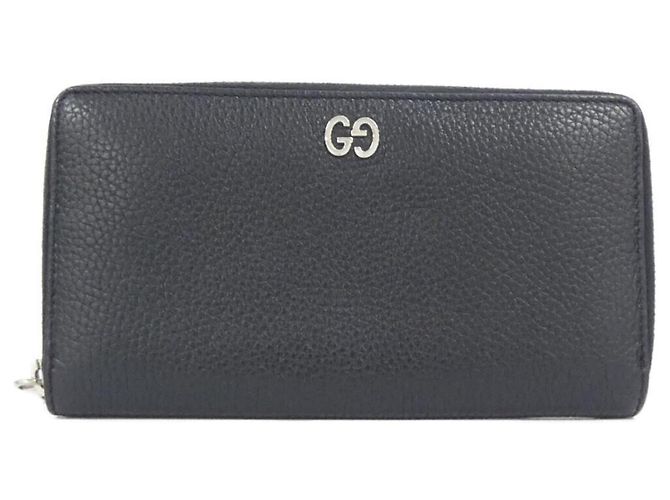 Gucci Bi-Fold Leather Wallet Black
