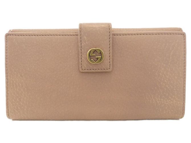Cartera larga Gucci en Pink Beige