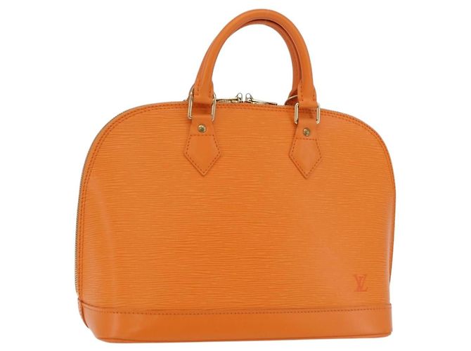 Louis Vuitton Alma Epi Leather PM Laranja