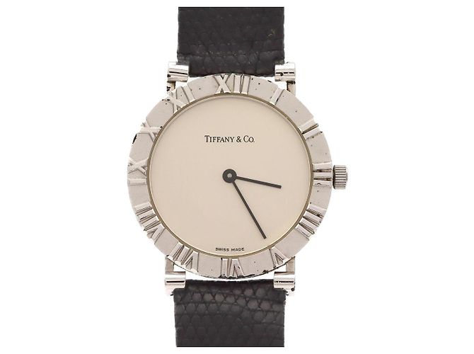 Autre Marque Relógio de Pulso Tiffany & Co. Atlas Silver Quartz