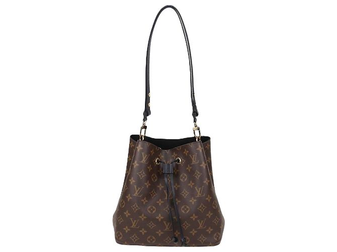 Néonoé Borsa Louis Vuitton NeoNoe MM in canvas Monogram nero Marrone