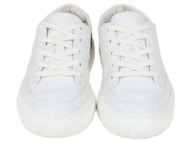 Hermès Sneakers basse Deep in pelle bianca Hermes Bianco