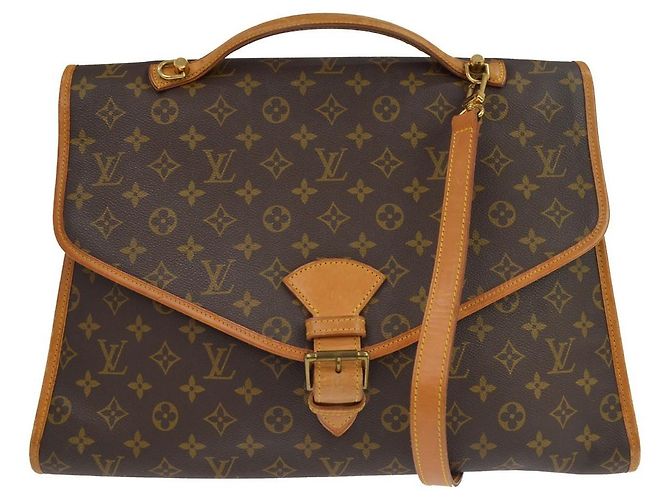 Louis Vuitton Beverly Monogram Canvas GM Braun