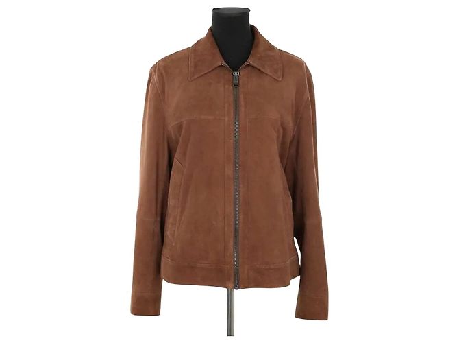 Autre Marque Boss Jacke aus Wildleder braun M