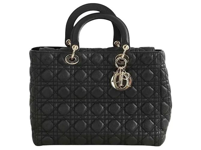 Autre Marque Borsa Lady Dior nera Nero