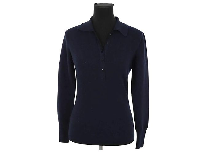Autre Marque Pull Molli en laine bleu