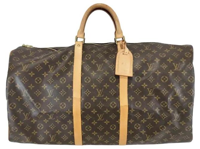 Louis Vuitton Keepall Monogram Canvas 60 Brown