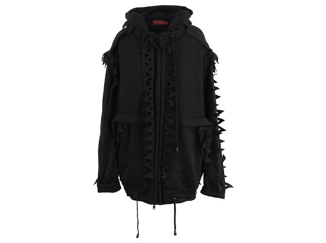 Autre Marque Diliborio schwarzer Sweatshirt mit Cut-out-Details
