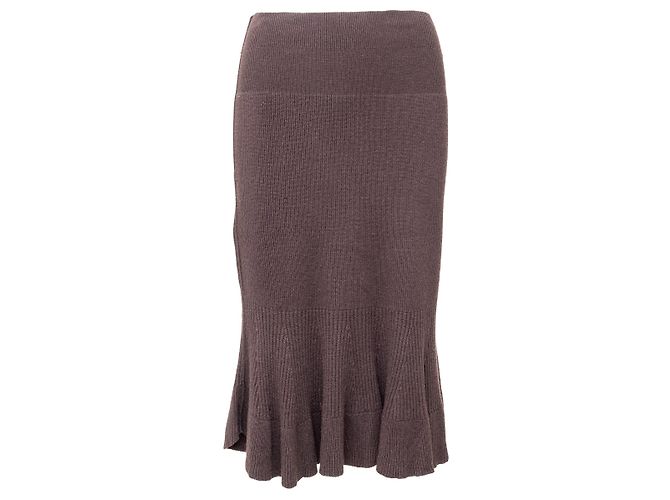 Sonia Rykiel Wollrock Braun