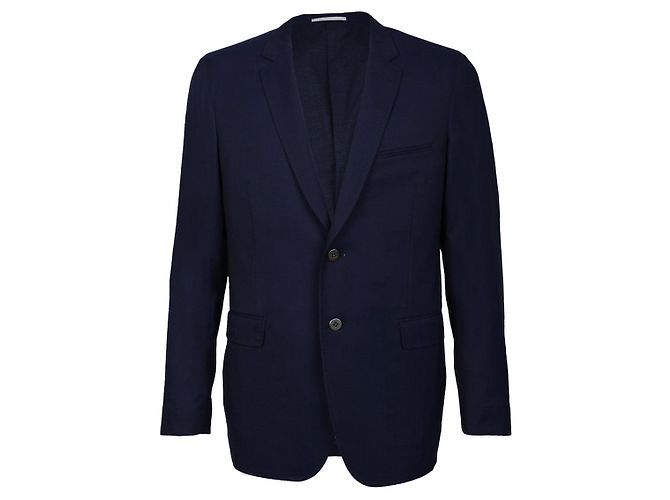 Autre Marque Blauer Smart Blazer aus Virgin Wool