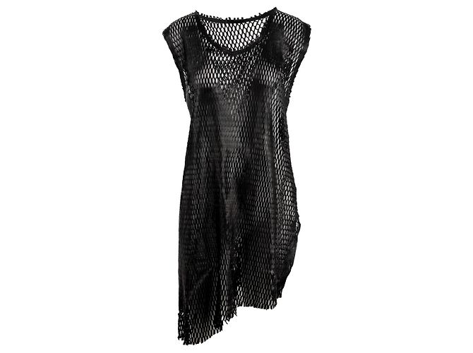 Autre Marque Cutulicult Leder-Longtop mit Cut-outs