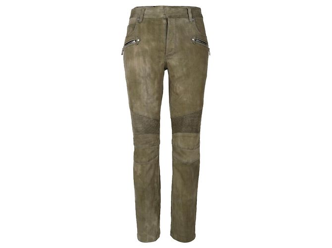 Jeans Biker Balmain Verde