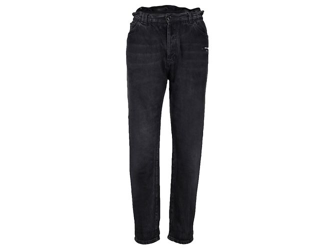 Off White Jeans Off-White Denim Label Nero