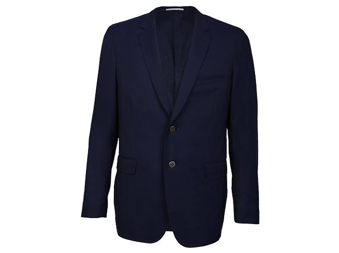 Autre Marque Leichter blauer Wollblazer