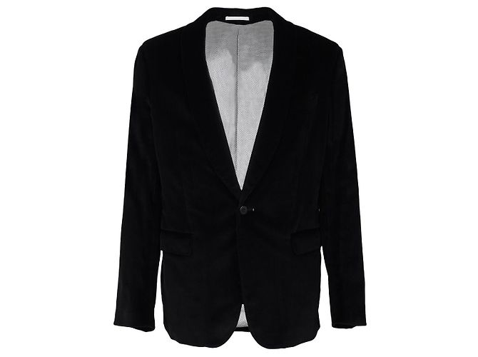 Autre Marque Black Shawl Collar Jacket