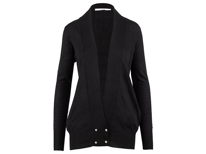 Autre Marque Jucca Strickjacke Schwarz Doppelreihig