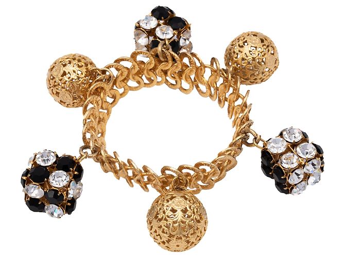 Autre Marque Bracciale con charm Collection Privée D'oro