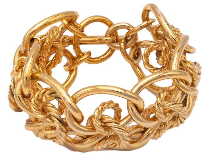 Autre Marque Pulsera de cadena Collection Privée Dorado