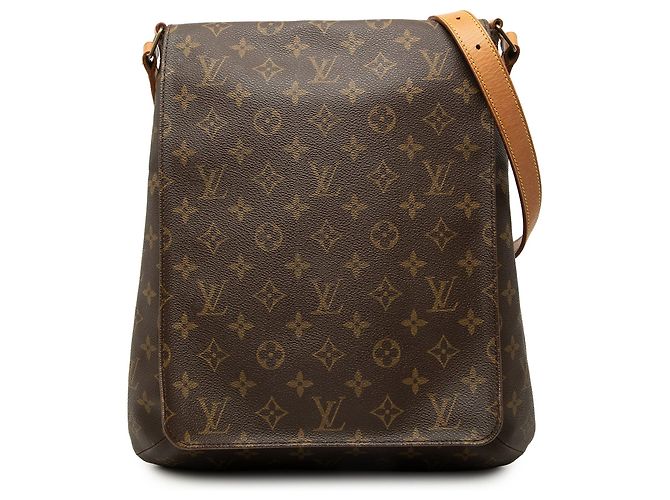 Sac bandoulière Louis Vuitton Monogram Musette Salsa GM Marron