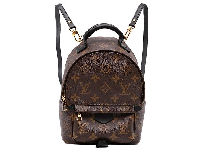 Sac à dos Mini Palm Springs Louis Vuitton Monogram Marron