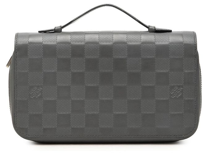 Cartera larga Louis Vuitton Damier Infini Zippy Wallet XL Gris
