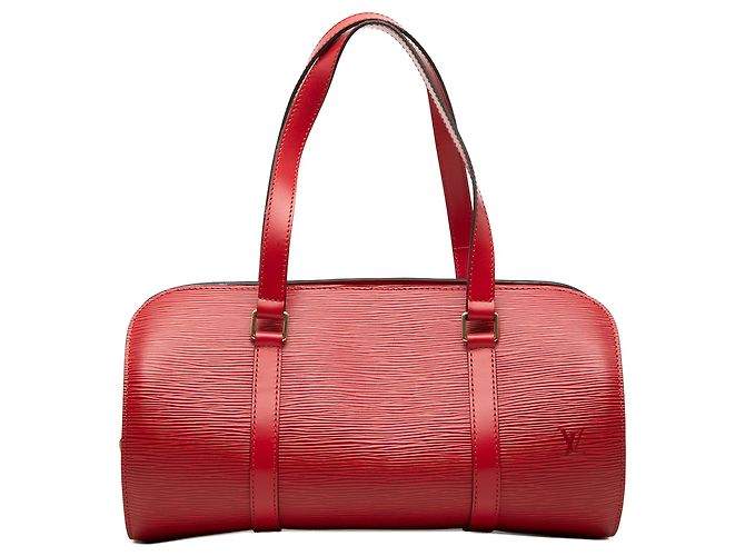 Louis Vuitton Epi Soufflot Handtasche rot