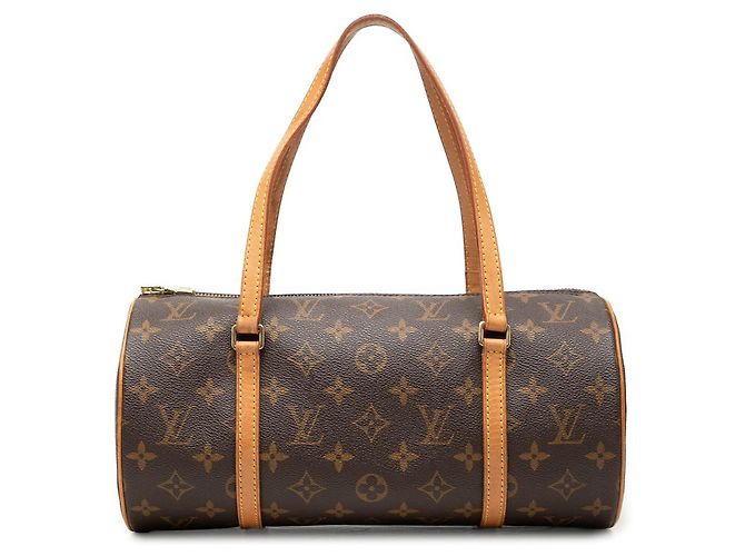 Bolsa de mão Louis Vuitton Monogram Papillon 30 Castanha Marrom