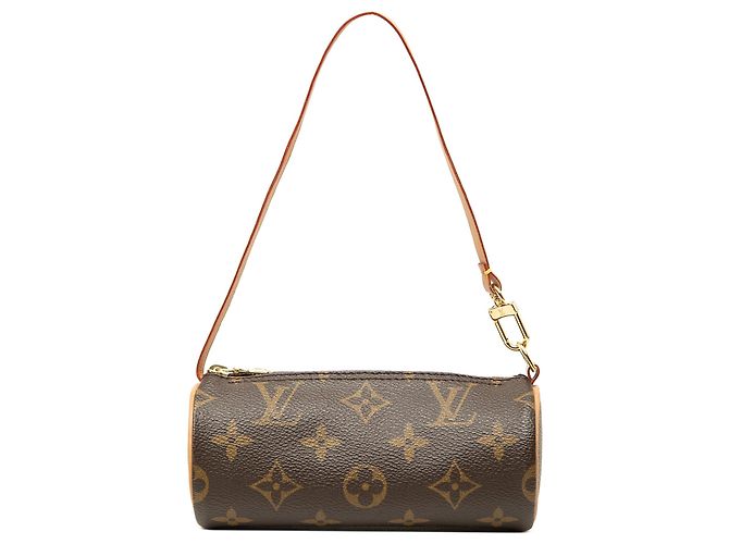 Louis Vuitton Monogram Papillon Pochette Handtasche Braun