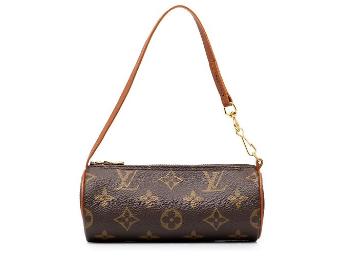 Borsa a mano Louis Vuitton Monogram Papillon Pochette Marrone