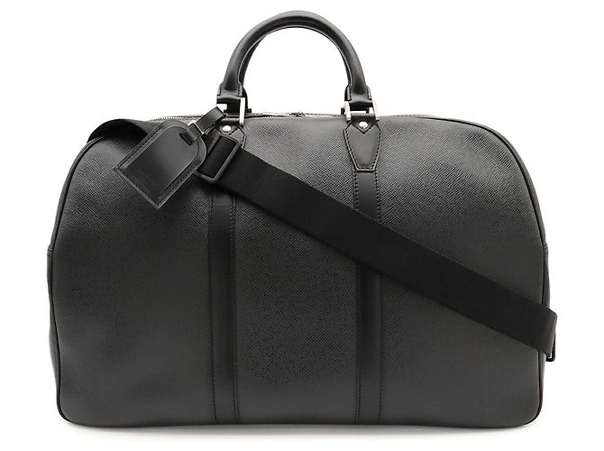 Sac Boston Louis Vuitton Taiga Kendall PM Noir Gris