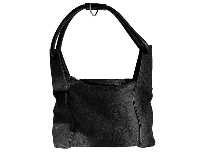 Gucci Borsa a tracolla GG Canvas Monogram Denim Nero