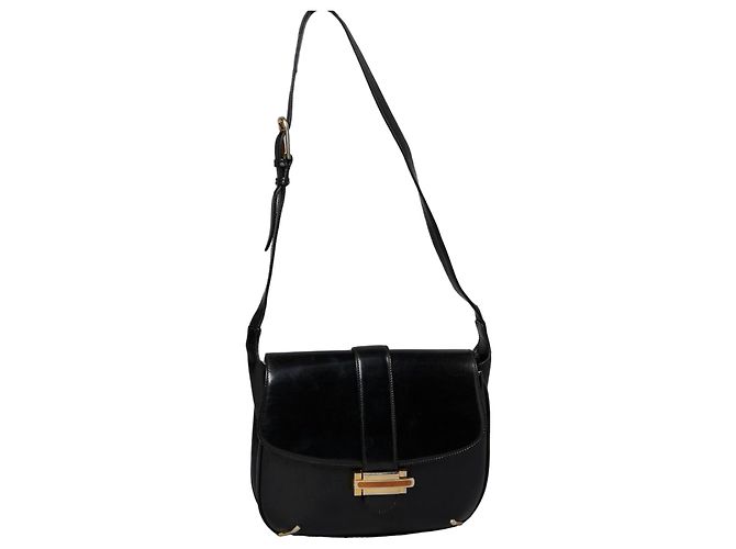 Borsa a tracolla Gucci in pelle nera Nero