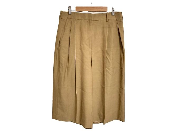 Theory MOD SUIT WP202 Culottes Bege Camelo