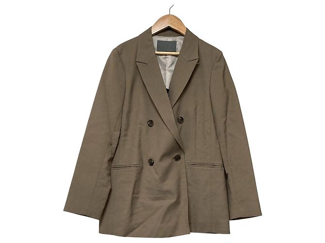 Autre Marque Giacca sartoriale a doppio petto uncrave Marrone Grigio antracite