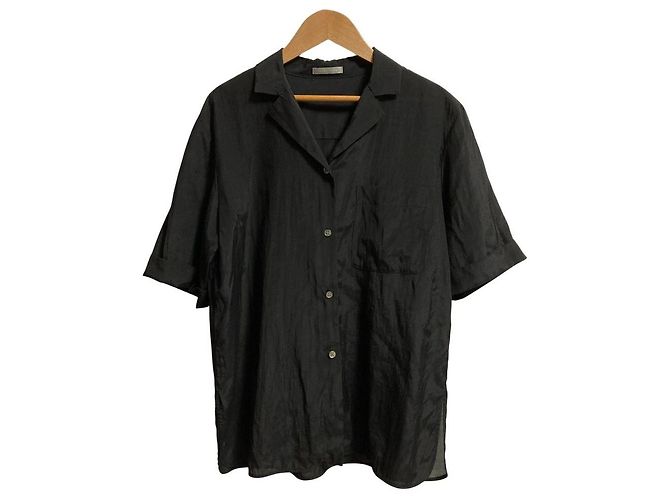 Camicia a maniche corte Theory luxe CLINTZ GIGLI Nero