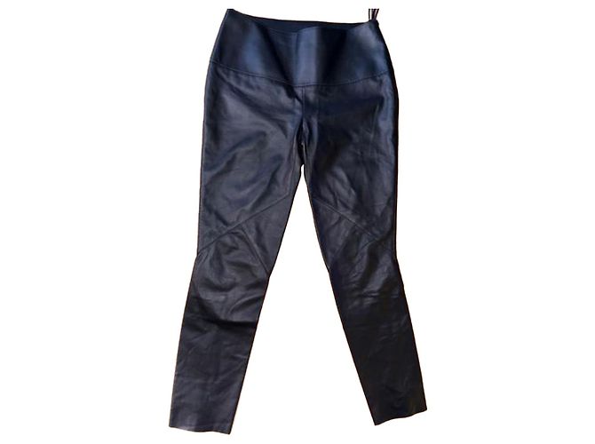Splendidi pantaloni in pelle Hermès
