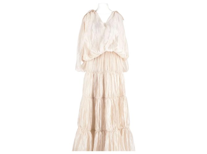 Autre Marque DAS LA VIE Weißes Maxikleid